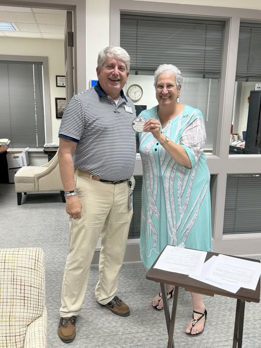 Rotary Club of Kings Bay Welcomes New Member and Celebrates Milestone