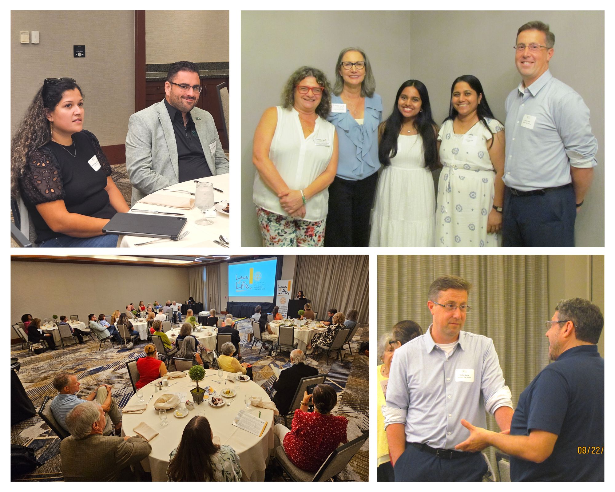 Rotarians and Teachers Kick Off the 2025–26 Georgia Laws of Life Essay Contest